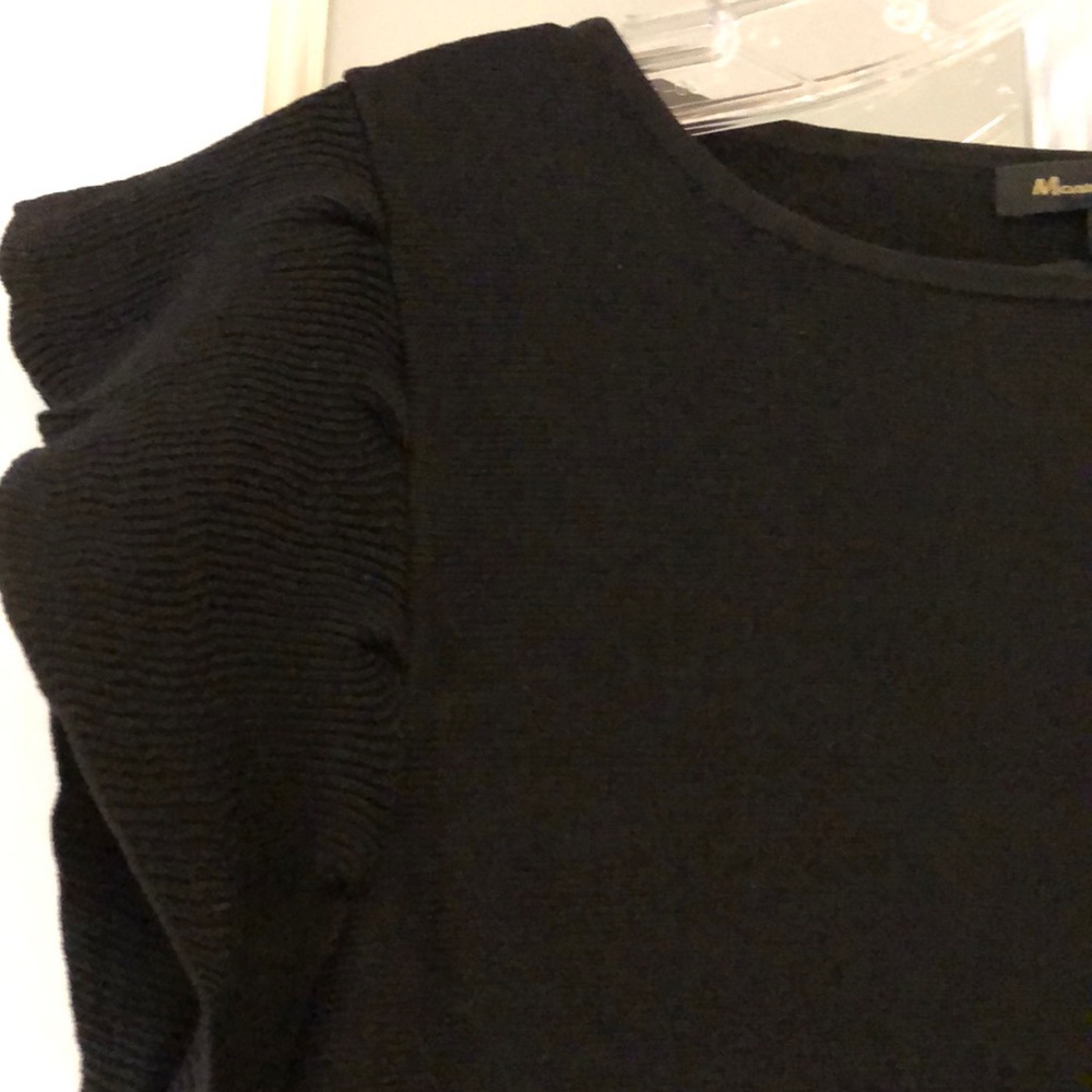 Massimo Dutti Ruffled Sleeve Top - Picture 2 of 5